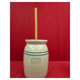 Marshall Pottery No 3 Churn 14'   'Needs Plunger'