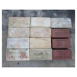 9 Advertising Bricks & 3 Memorial ACME DP,