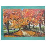 Autumn Landscape Stretched Canvas