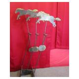 Signed Vintage Perpetual Motion Horses