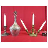 International Sterling Console Candle Holder