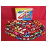 60 Toy Cars  "case missing handle"
