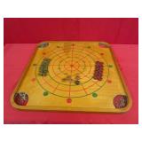 Vintage Carrom Game Board "2 Nets Need Replaced"