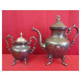 Birmingham Silver Co Footed Coffee / Tea Pot &