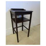 Mission Style Telephone Table w/ Phone Book Shelf