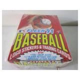 1991 Fleer 36 Ct Display Box "Factory Sealed"