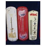 Packard, Pepsi-Cola & FMC Thermometers