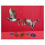 Stained Glass Stylized Goose Sun Catcher