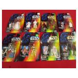 8 Star Wars Figurines "POTF" - Princess Leia,