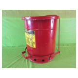 Justrite Oily Rag Safety Can - 10 gal