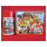Disney Express Metal Lunch Box w/ Thermos