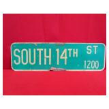 South 14th St  "Double Sided"