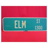 Elm St  "Double Sided" Abilene, TX 9" x 30"