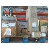Pallet w/ Door & Light Fixtures