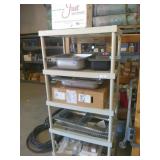 Plastic Shelf & Contents (Includes 5 Sinks &