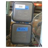 2 Small Electric Space Heaters