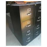 4 Drawer Metal File Cabineet 18" x 27" x 52"t