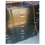 4 Drawer Metal File Cabineet 18" x 27" x 52" h