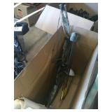 Rolling Golf Bag Caddy & PSC Compound Bow & Arrows