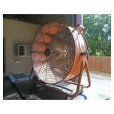 Portable 24" Shop Fan (Orange)
