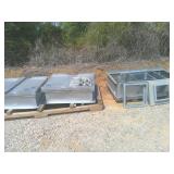 3 Metal Inserts HVAC Roof Curb Adapter &