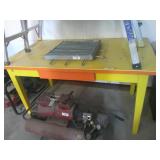 Metal Shop Table 60"L x 34"D x 31" High