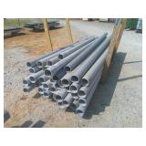 36 pc Assorted SCH 40 PVC Conduit  Mostly 4"
