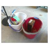2 Fire Extinguishers & 2 Buckets
