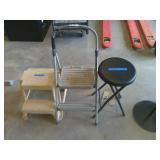 2 Step Stools & Folding Stool