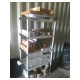 Plastic Shelf & Contents