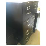 4 Drawer Metal File Cabineet 15" x 27" x 52"t
