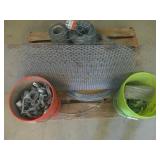 Pallet w/ Fencing Wire & Hardware
