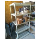 Plastic Shelf w/ Plumbing & Door Hardware