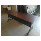 Rolling Fold Down Office Table/Desk