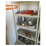 Plastic Shelf w/ Impact Sockets, Small Wheel/Tires