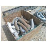 Crate w/ Assorted PVC Conduit