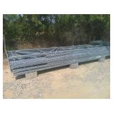 8 Uprights & 3 Pallets of Cross Bars "Industrial"