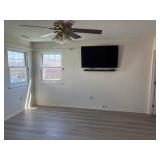 Master bedroom and TV