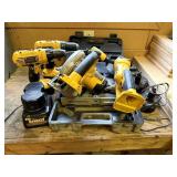 DeWalt Assortment of 18v Cordless Tools