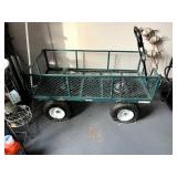 Large, Green Gardening Cart / Wagon