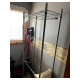 Tall Metal Shelf in Laundry