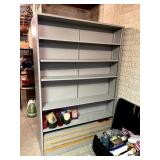 Gray Double-Sided Book Shelf, Approx 6