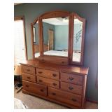Bedroom Set (King Bed, End Tables, Dresser, Hutch)