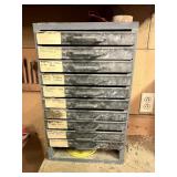 Pair Mini Hardware Cabinets