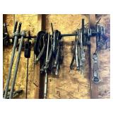 Clamps and Vice Grips on Wall