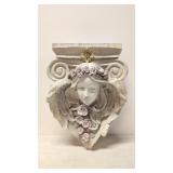 15" Angel Wall plaque / shelf / planter