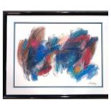 Brenda Singletary Abstract Serigraph painting