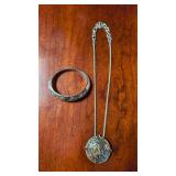 Brighton Voyage Topaz Crystal Necklace & Bracelet