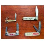 4 pocket knives