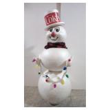 Rare!! Coca Cola 53 " tall Styrofoam Snowman